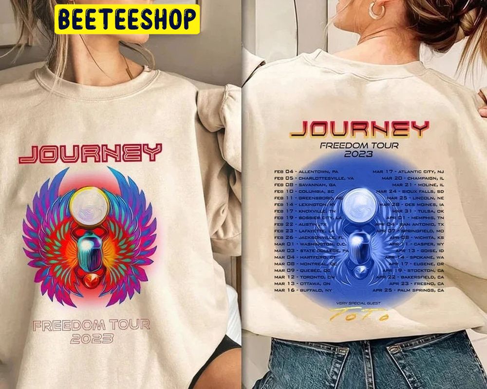 50th Anniversary Journey Freedom Tour 2023 Double Side Trending Unisex Sweatshirt