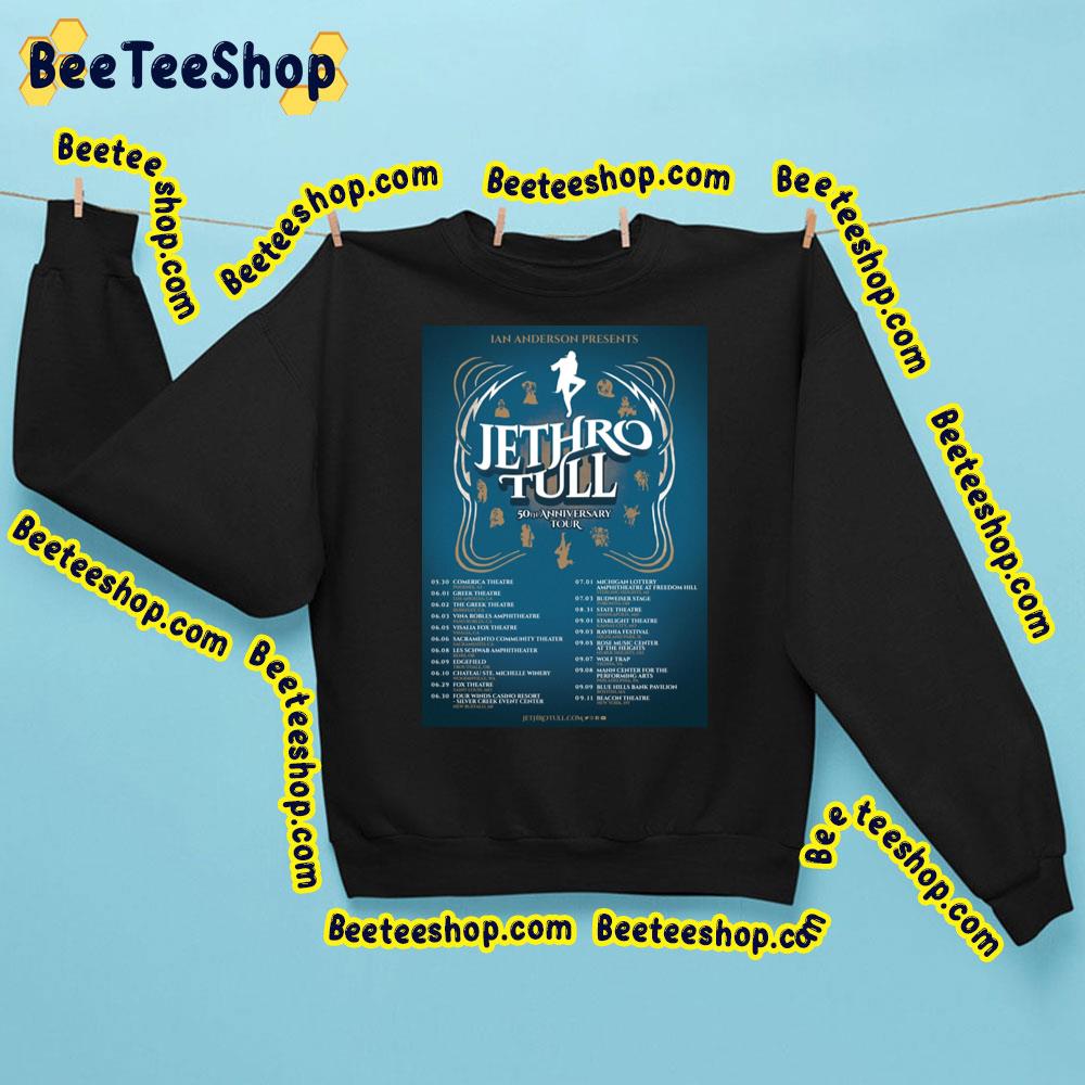 50th Anniversary Tour Jethro Tull Trending Unisex Sweatshirt