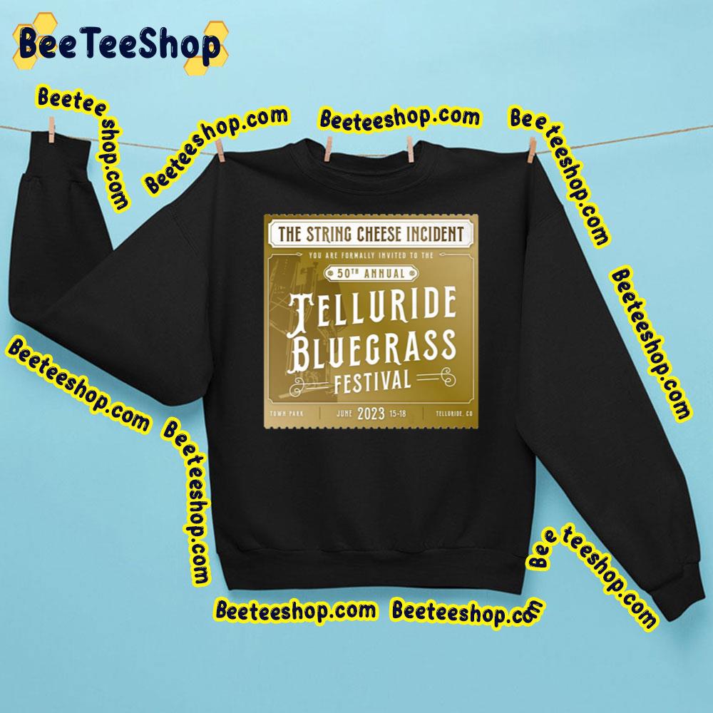 50th Annual Telluride Bluegrass Festival The String Chesse Incdent Trending Unisex Shirt