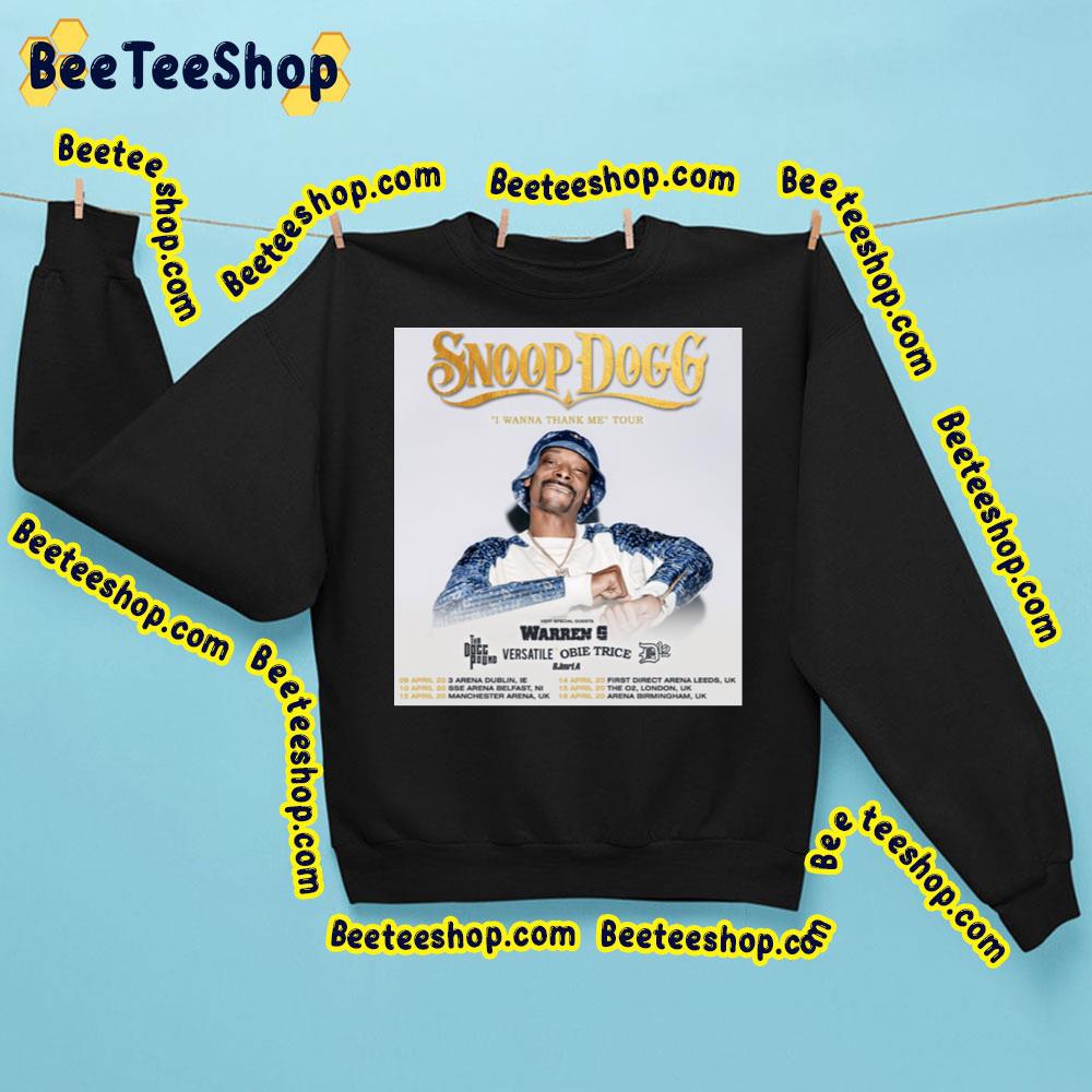 April Snoop Dogg I Wanna Thank Me Tour 2023 Trending Unisex Sweatshirt