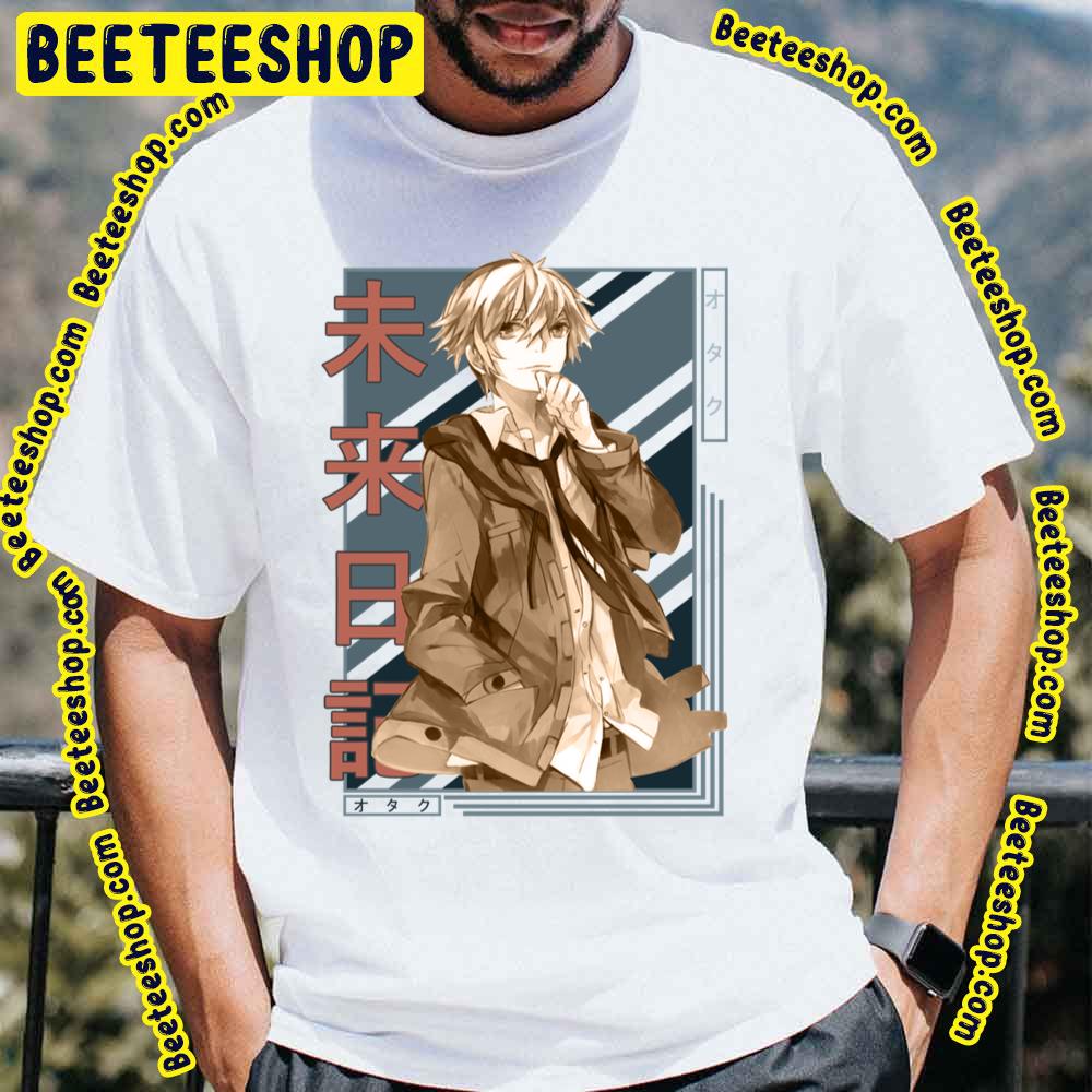 Aru Akise Future Diary Mirai Nikki Retro Blue Trending Unisex T-Shirt