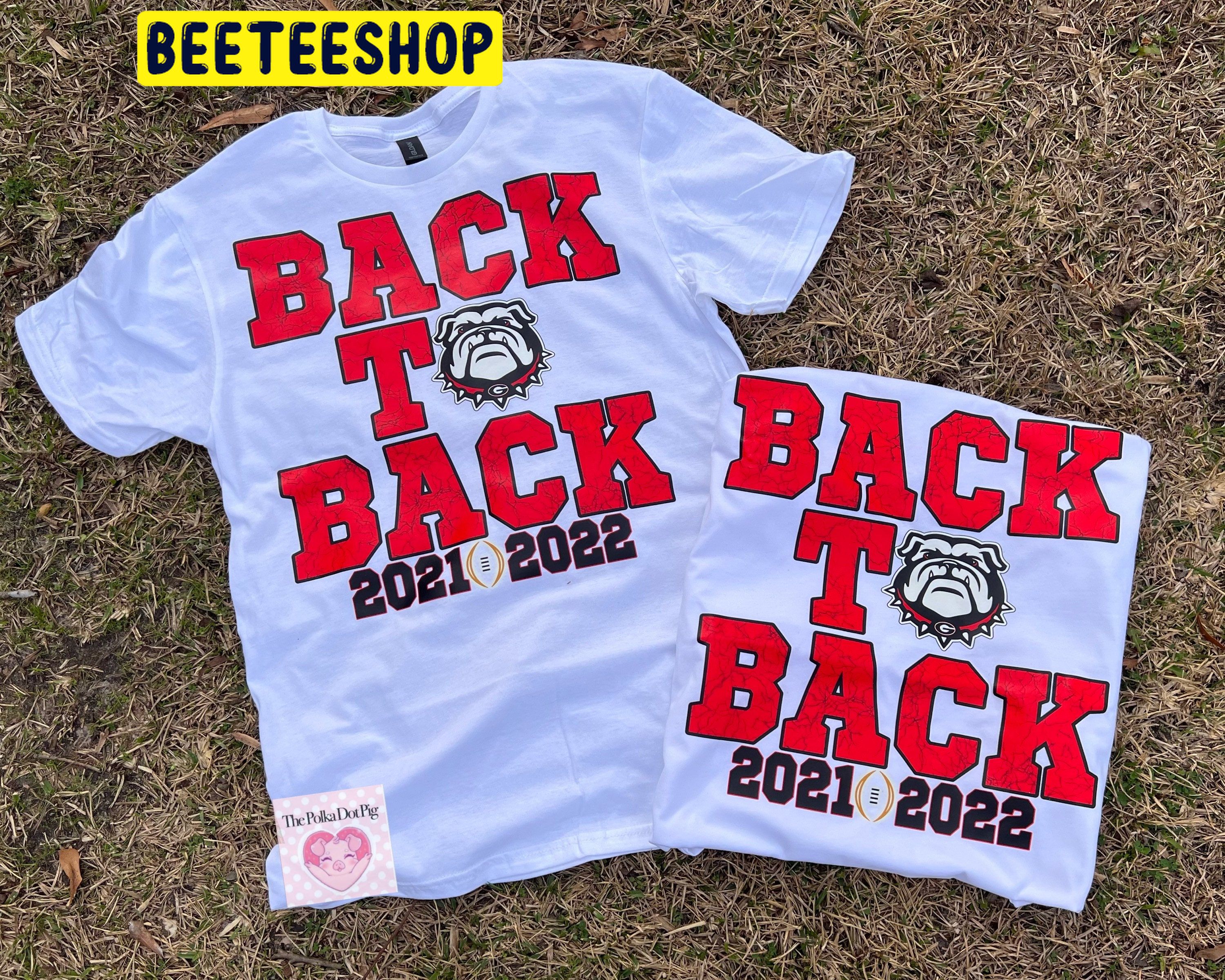 Back To Back Sec National Champions Championship 2021 2022 Georgia Football Bulldogs Atlanta Trending Unisex Shirt