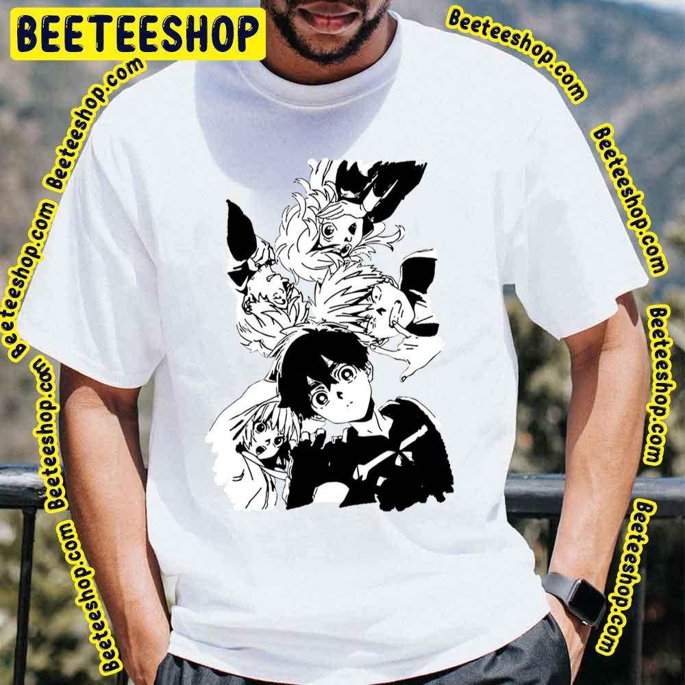 Black Whtie Art Kemono Jihen Trending Unisex T-Shirt