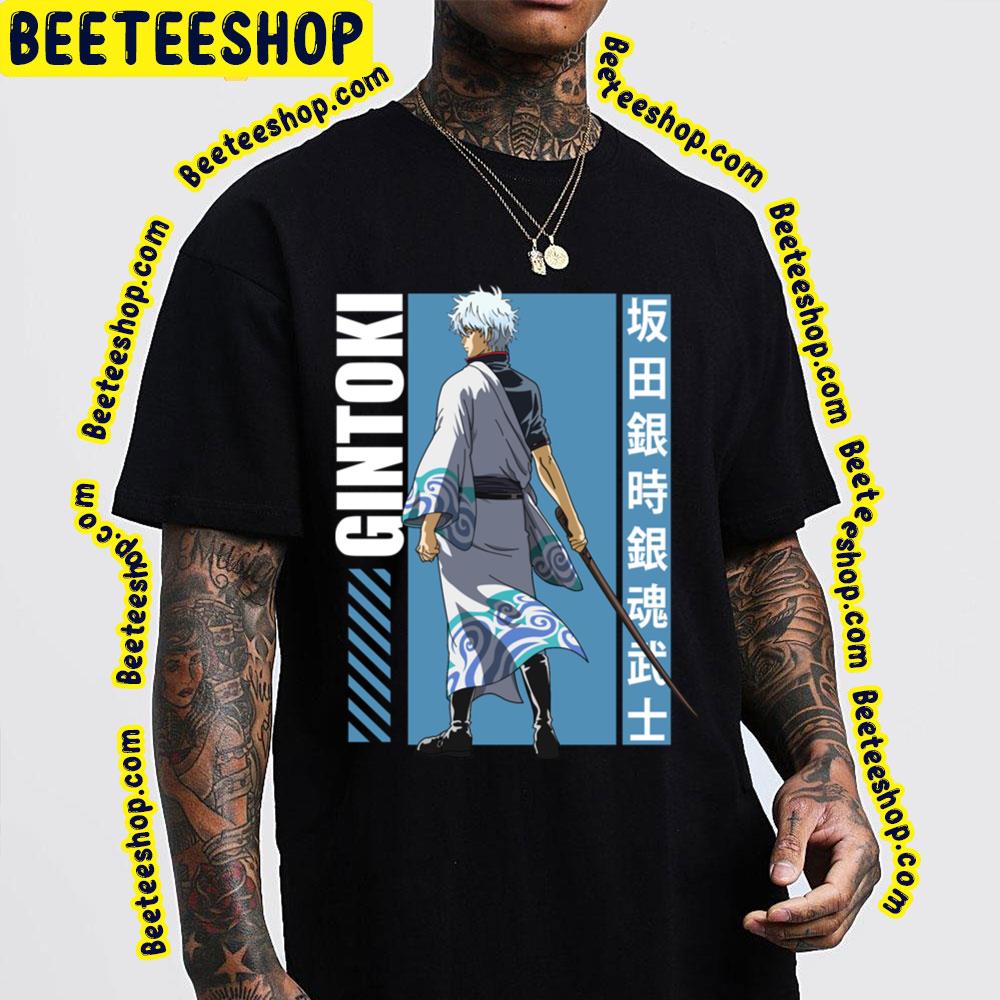 Blue Art Gintoki Sakata Gintama Trending Unisex T Shirt Beeteeshop 8867