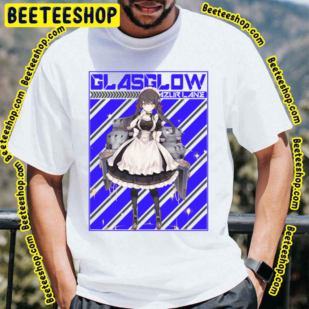 Blue Background Glasglow Perfectlayer Azur Lane Trending Unisex T-Shirt