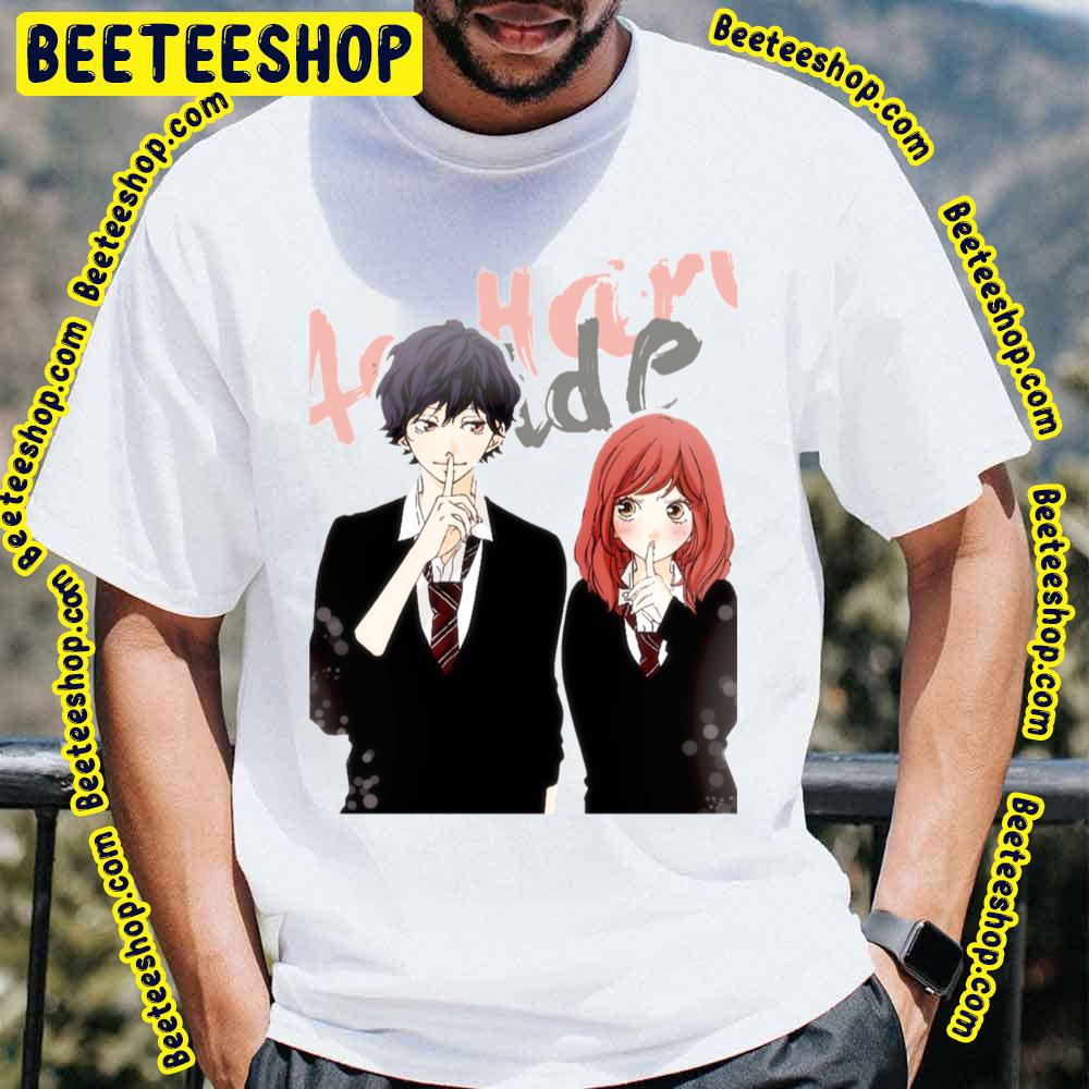 Blue Spring Ride Cute Kou X Futaba Fanart Ao Haru Ride Trending Unisex T-Shirt