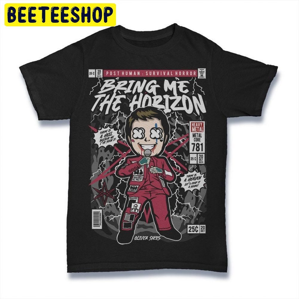 Bring Me The Horizon Text Graphic Trending Unisex Shirt