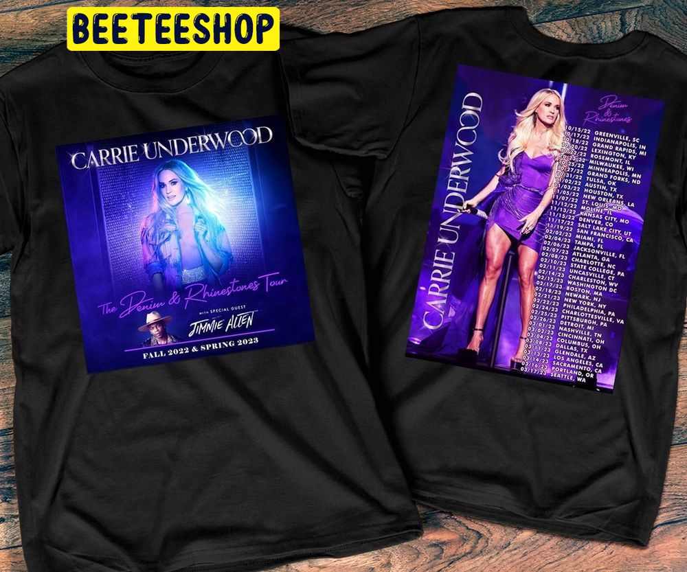 Carrie Underwood Tour 2023 Dates Double Side Trending Unisex T-Shirt