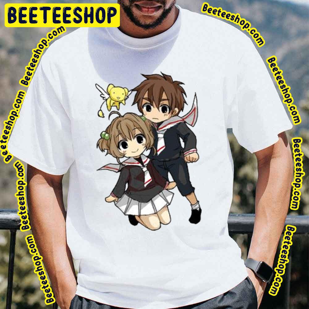 Chibi Sakura And Shaoran Card Captor Sakura Trending Unisex T-Shirt