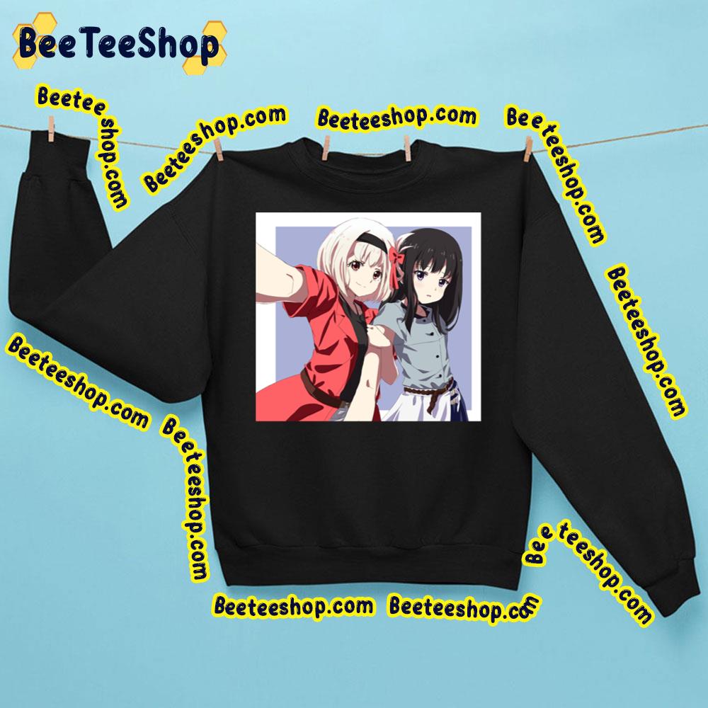 Chisato And Takina Lycoris Recoil Take A Picture Trending Unisex Sweatshirt