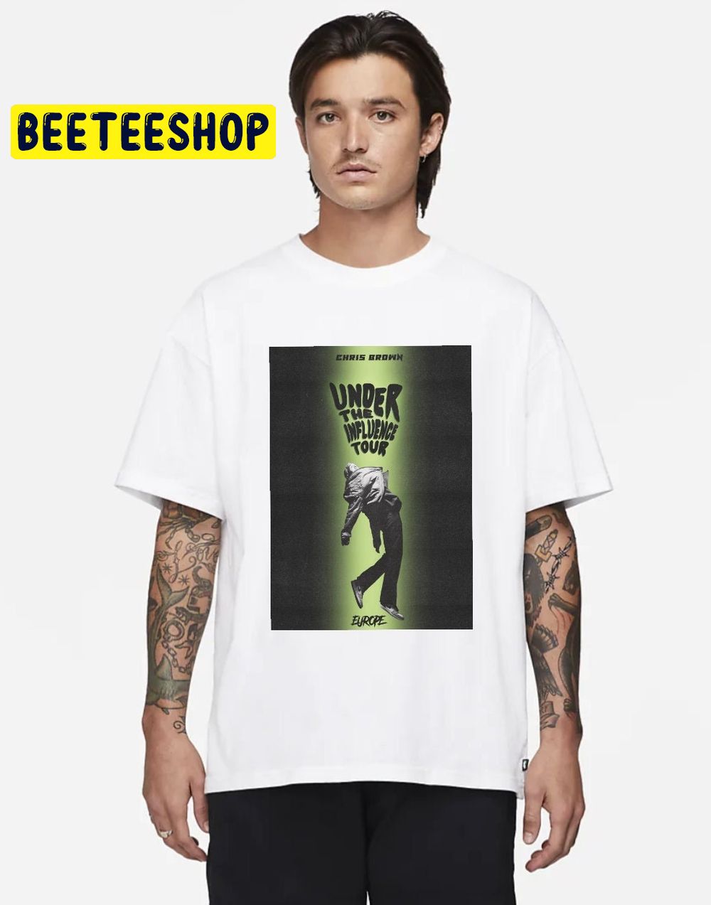 Chris Brown Under The Influence Tour 2023 Trending Unisex Shirt