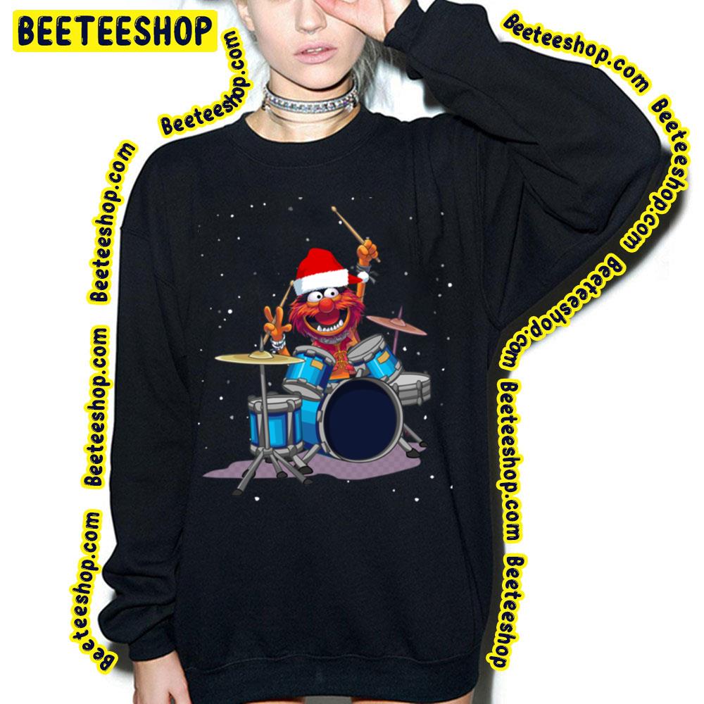 Christmas Muppet Animal Drummer Trending Unisex T-Shirt - Beeteeshop