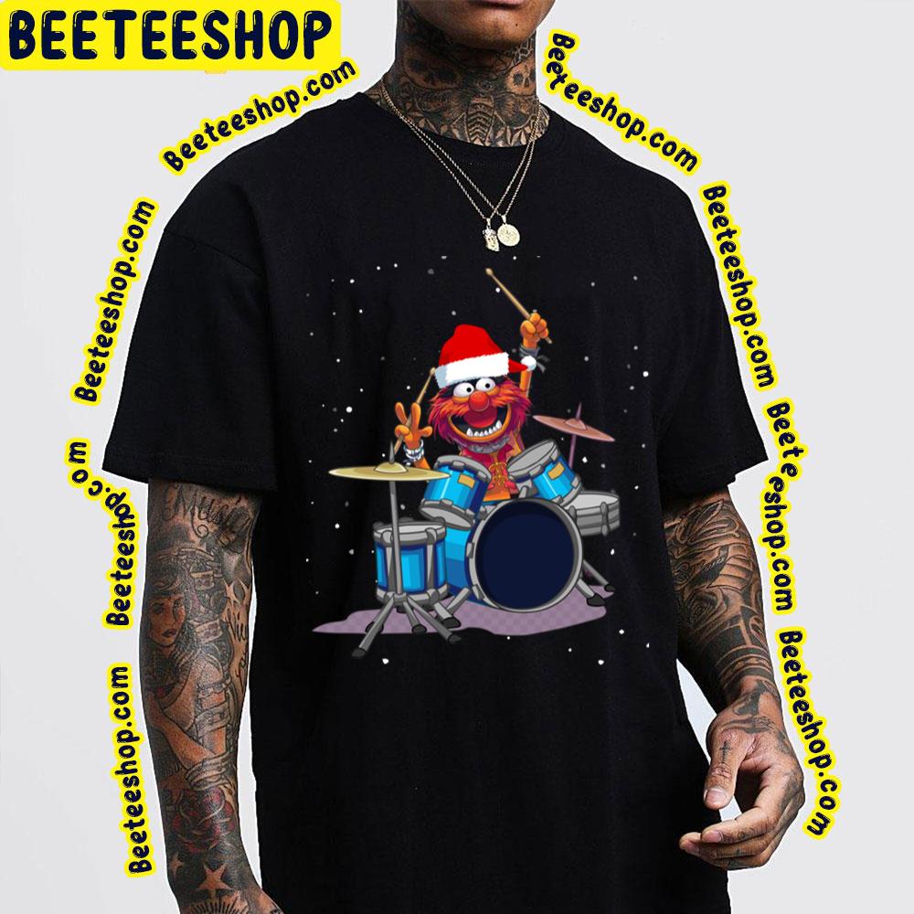 Christmas Muppet Animal Drummer Trending Unisex T-Shirt