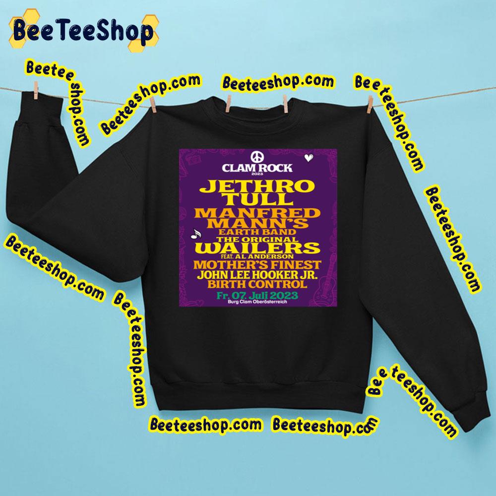 Clam Rock 2023 Jethro Tull Trending Unisex Sweatshirt