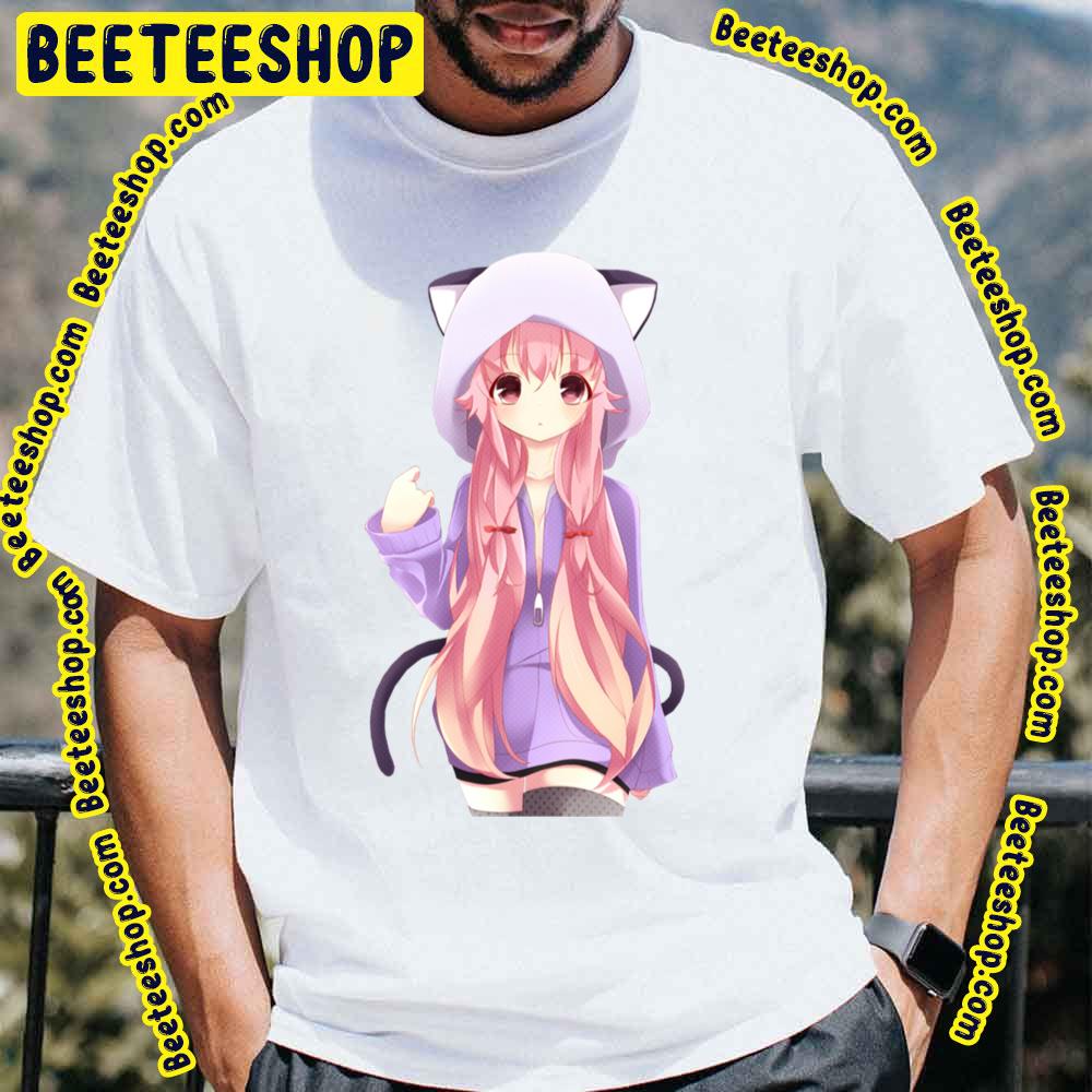 Cosplay Cat Yuno Gasai Future Diary Trending Unisex T-Shirt