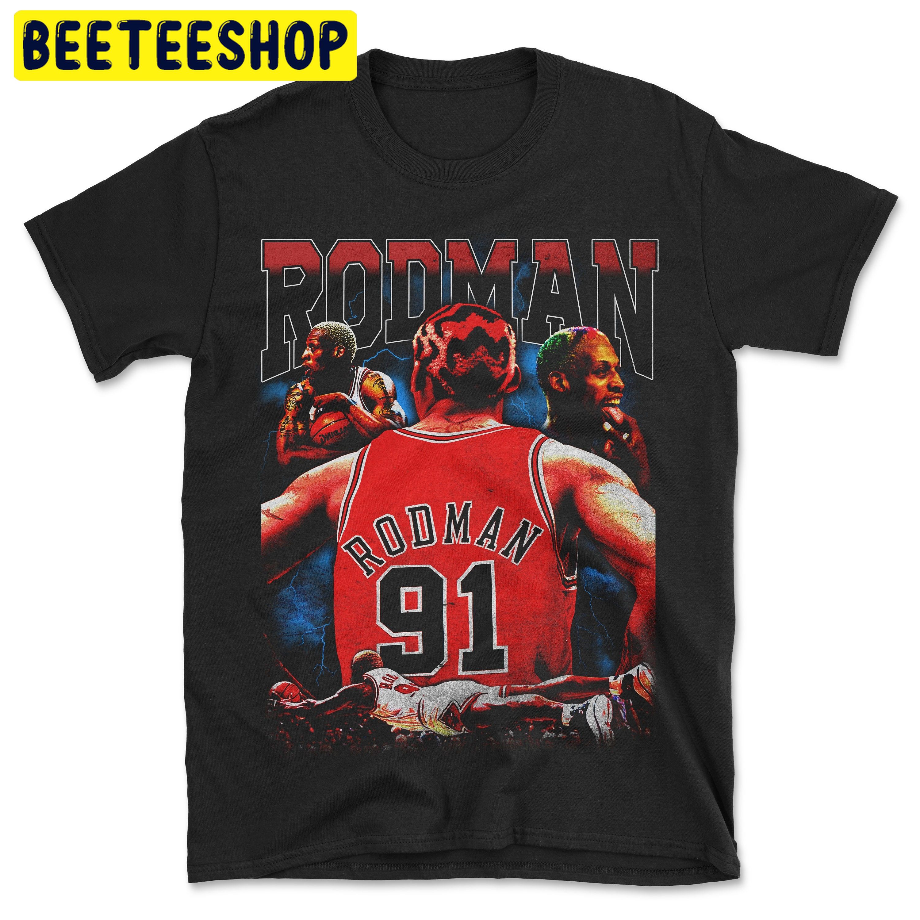 Dennis Rodman Vintage Style Sports Trending Unisex Shirt