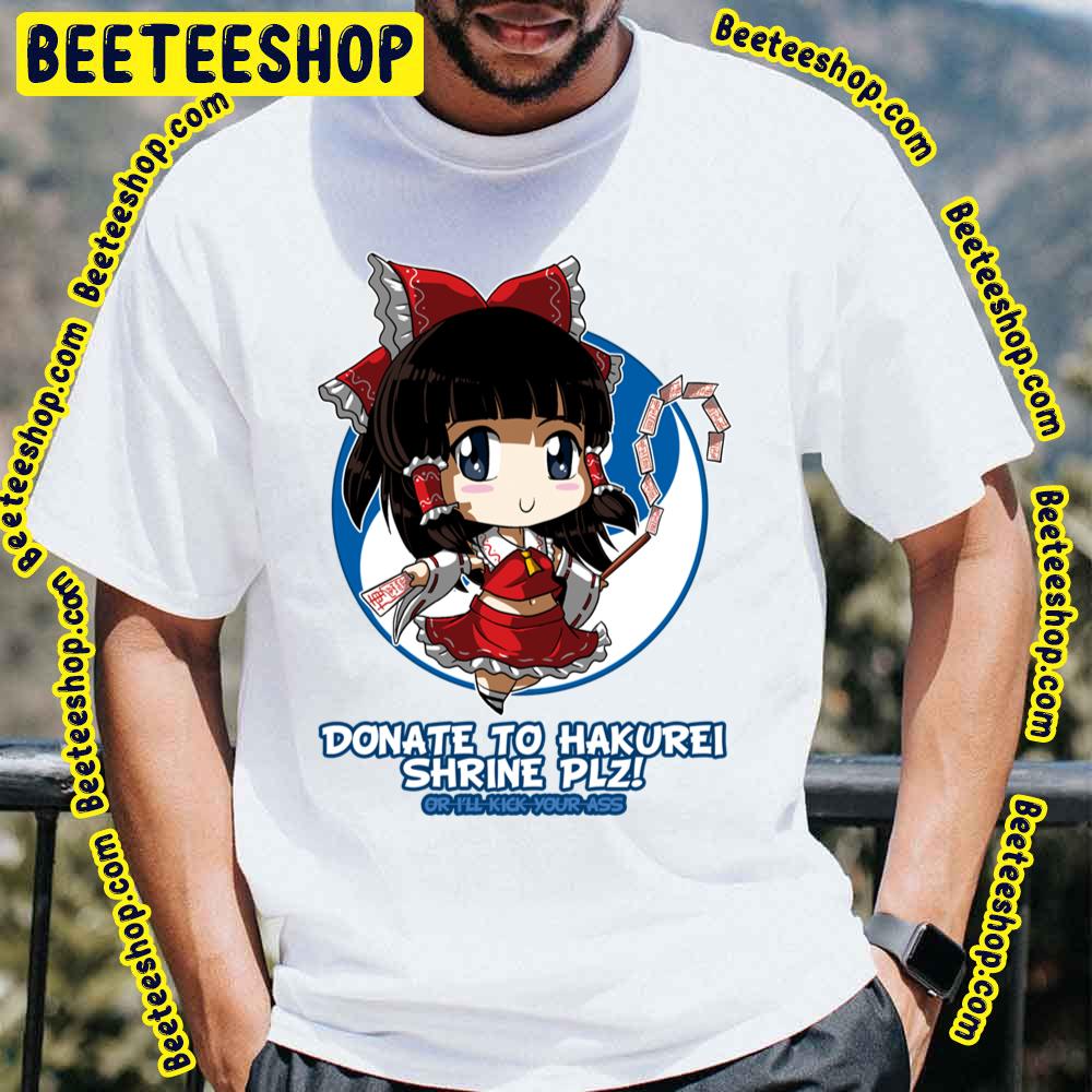 Donate To Hakurei Shrine Plz Touhou Reimu Hakurei Trending Unisex T-Shirt