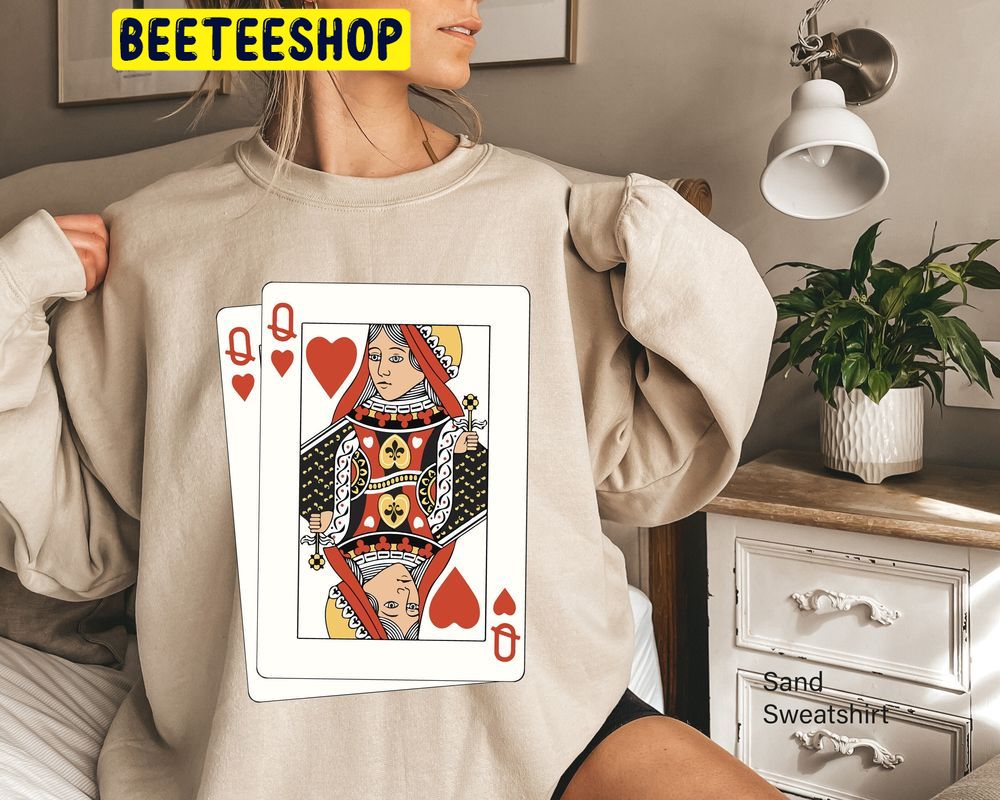 Double Queen Of Hearts Trending Unisex Shirt