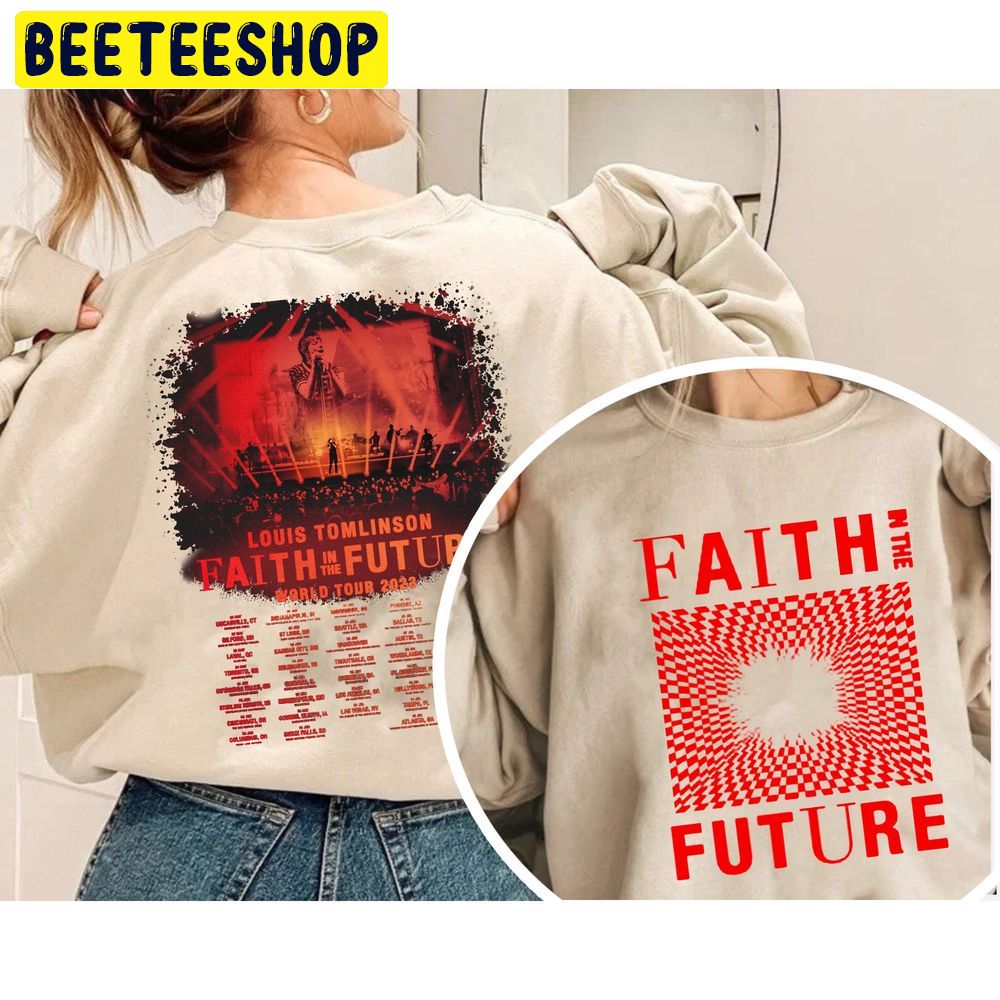 Faith In The Future World Tour 2023 Uk Europe Louis Tomlinson Double Side Trending Unisex Sweatshirt