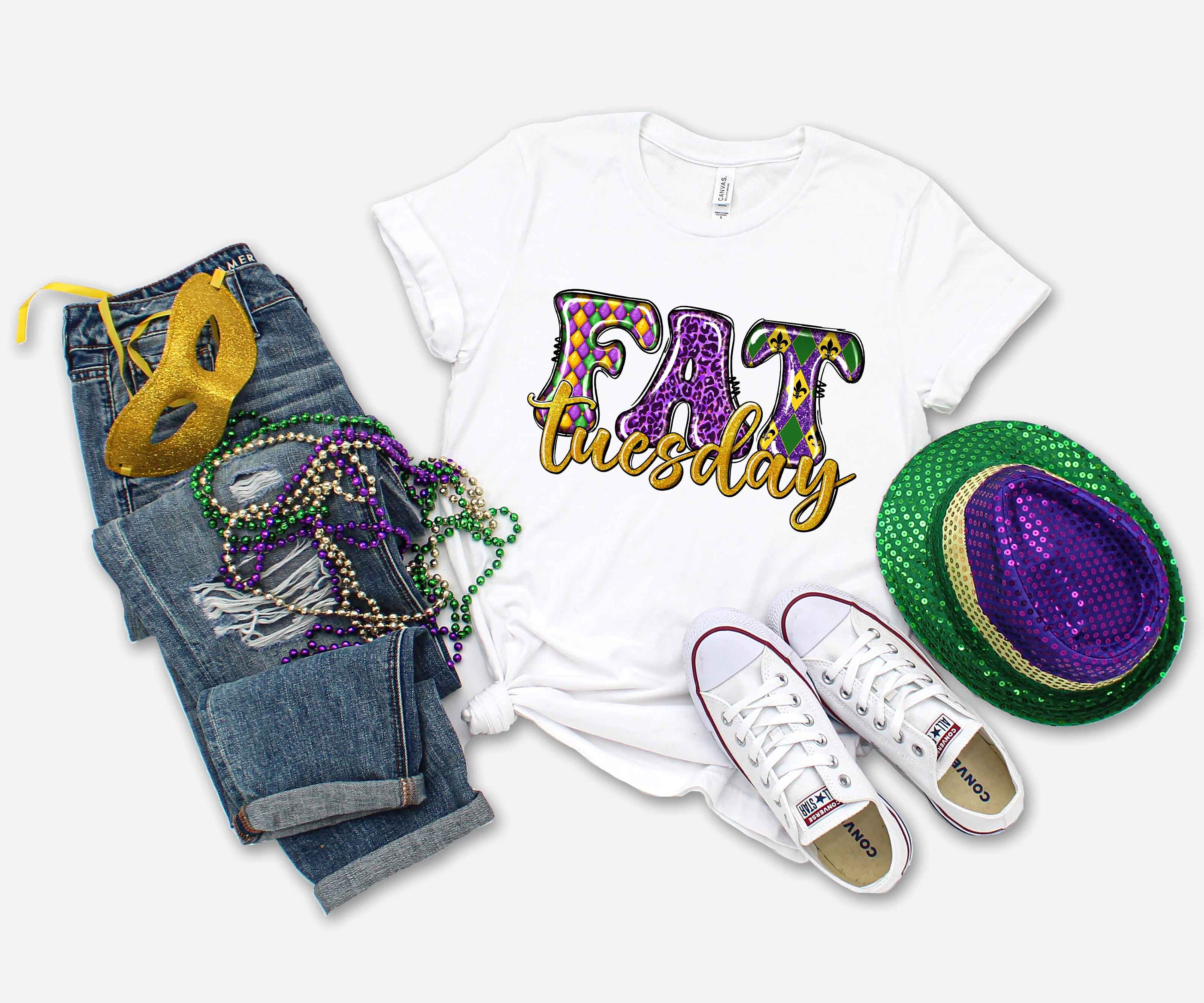 Fat Tuesday Mardi Gras Flower De Luce New Orleans Trending Unisex Shirt