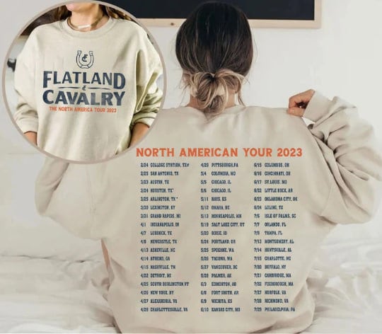 Flatland Cavalry 2023 Tour The North America Trending Unisex Shirt