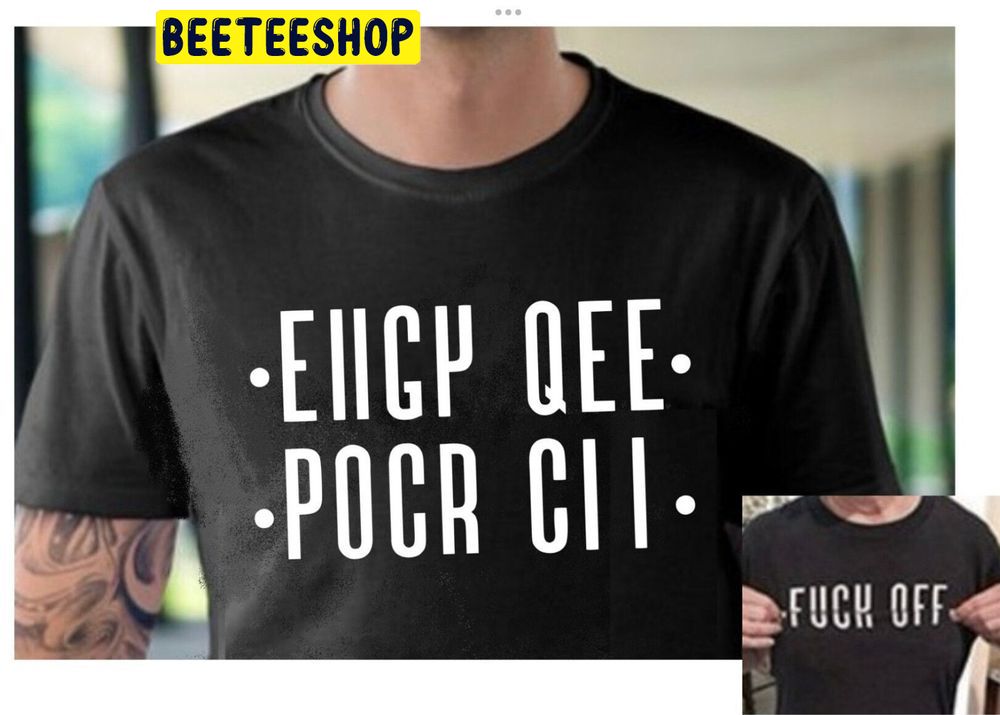 Fold Up Fuck Funny Hidden Message Eiigy Qee Pocr Cii Trending Unisex Shirt