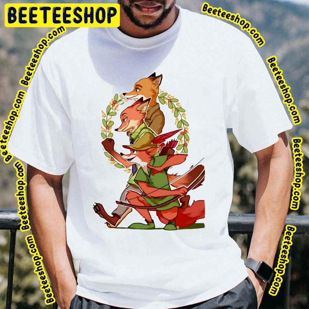 Fox Cartoon Robin Hood Trending Unisex T-Shirt