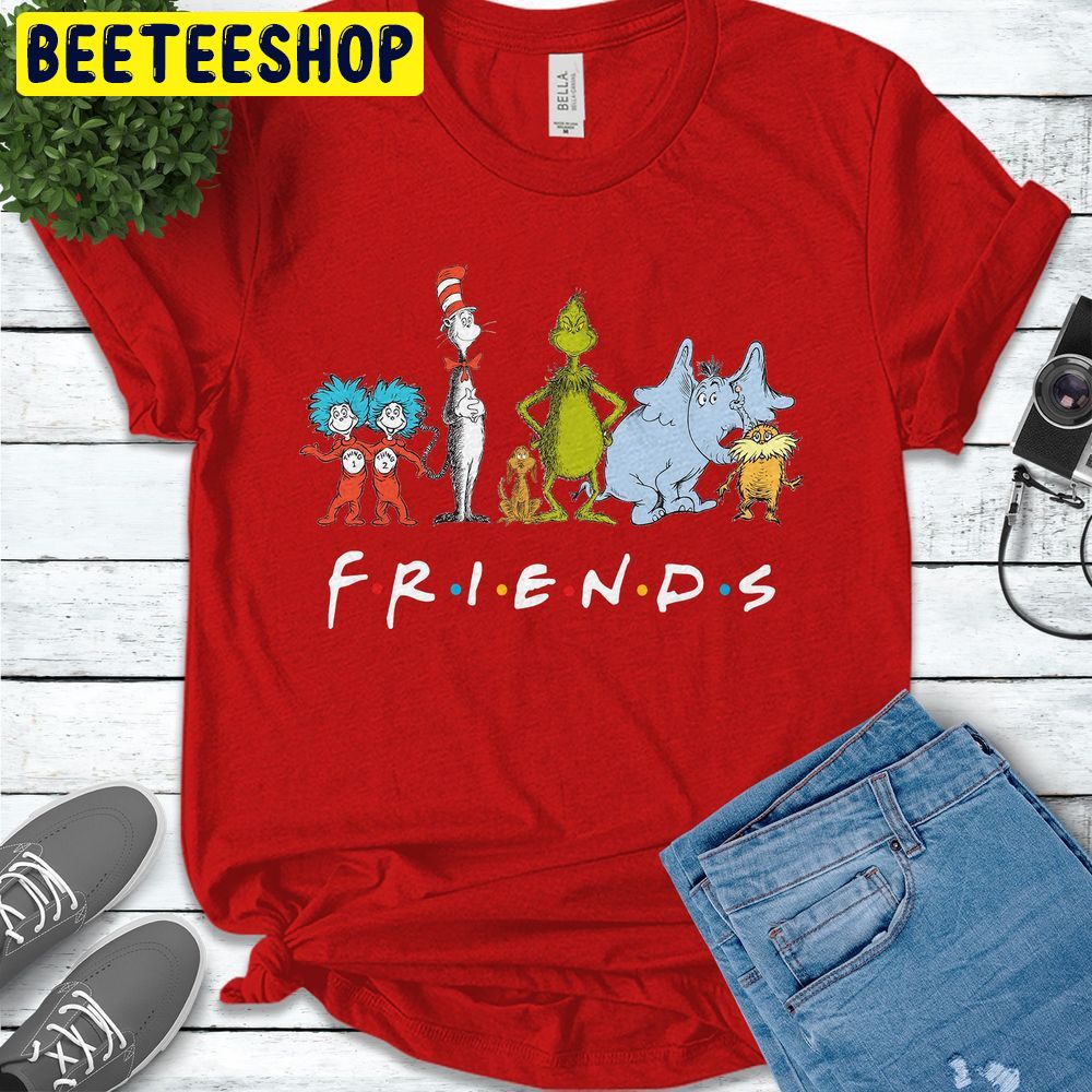 Friends Cat In The Hat Characters Trending Unisex T-Shirt