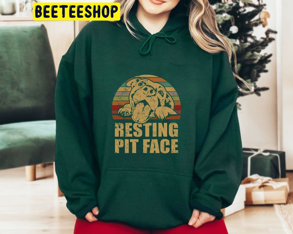 Funny Dog Owner Resting Pit Face Trending Unisex Shirt