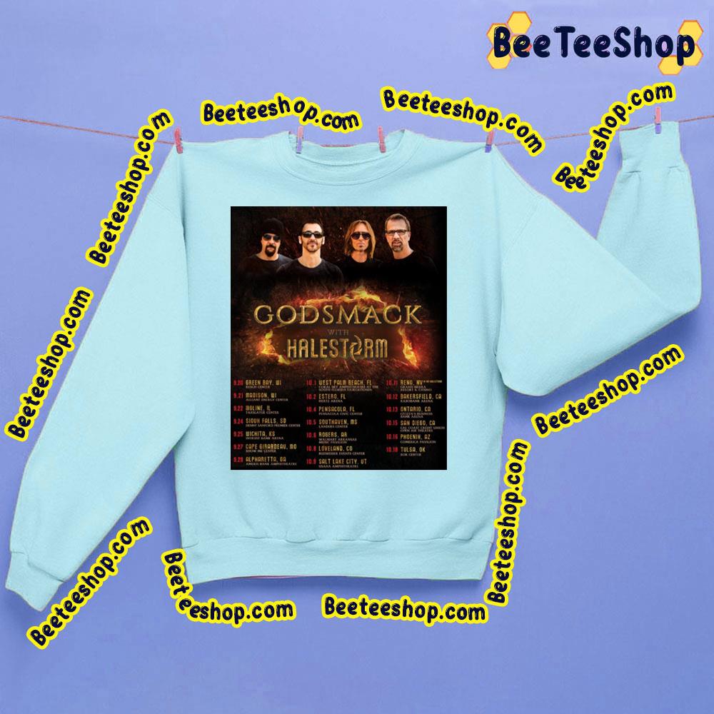 Godsmack With Halestorm Tour Dates Trending Unisex Shirt