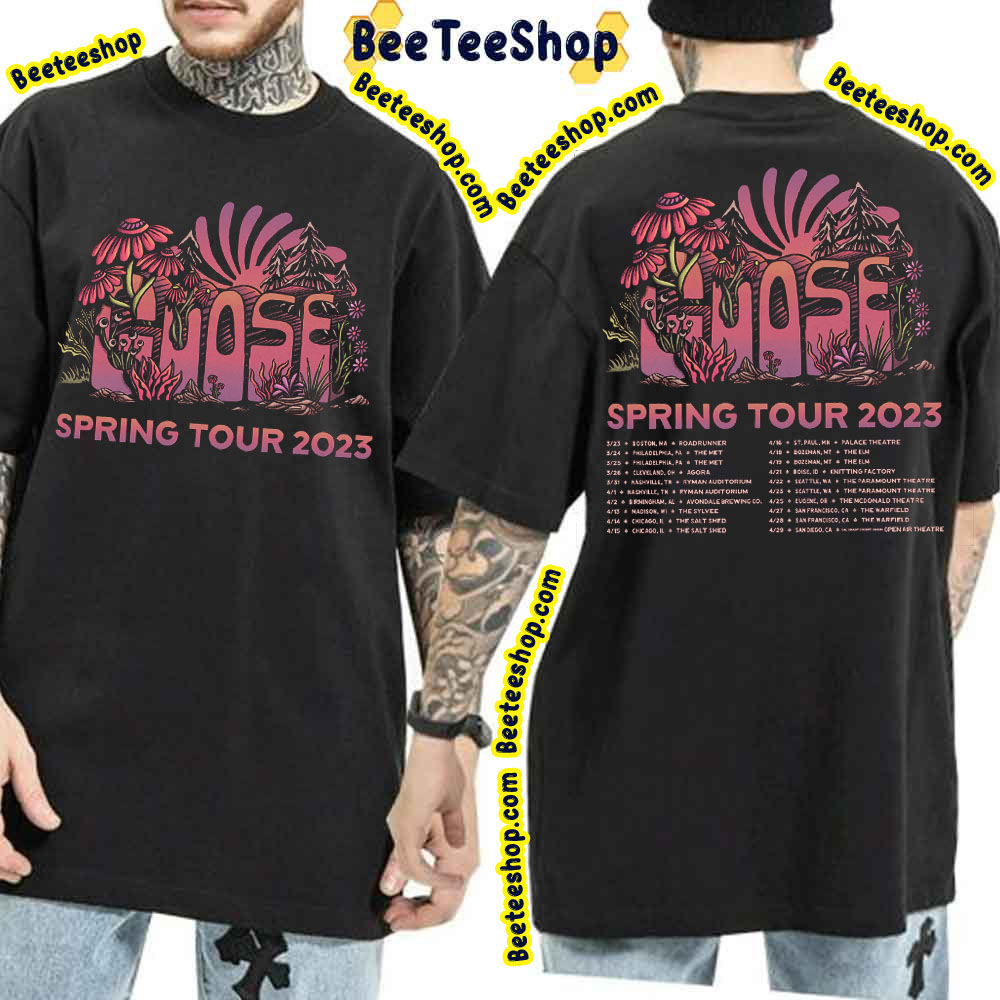 Goose Spring Tour Dates 2023 Double Side Trending Unisex T-Shirt