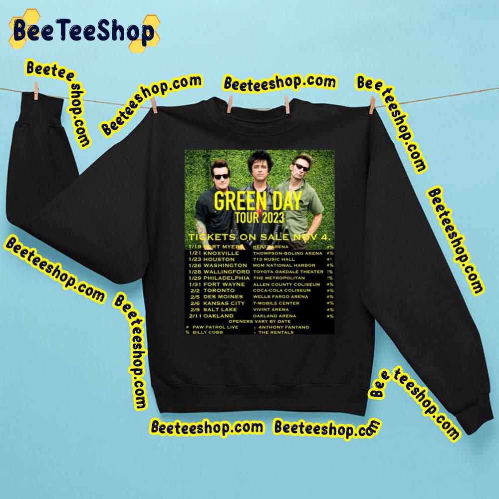 Green Day Tour 2023 Trending Unisex Sweatshirt