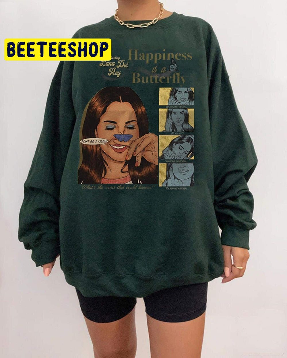 Happiness Is A Butterfly Lana Del Rey Uo Exclusive Album Trending Unisex Sweatshirt