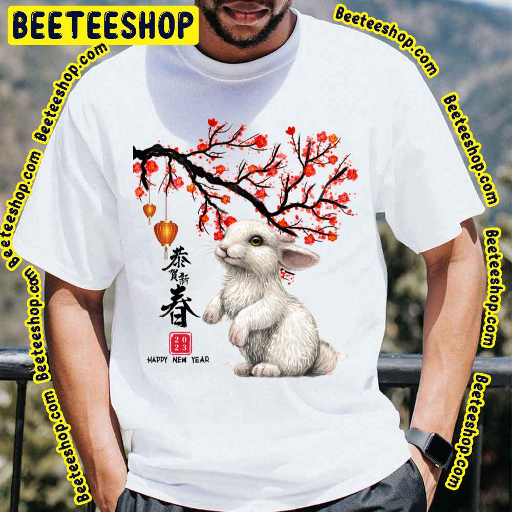 Happy New Year Of The Rabbit Chinese Zodiac Rabbit 2023 Trending Unisex T-Shirt