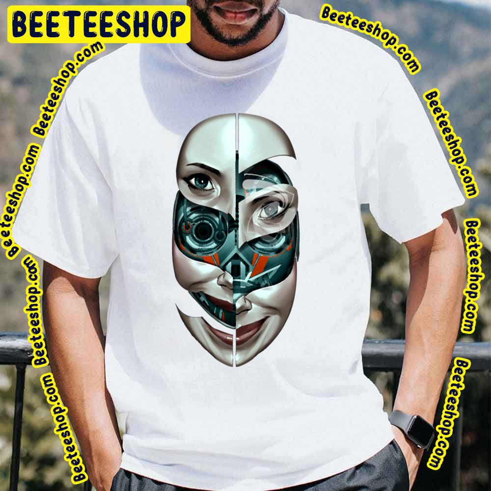 Head Of A Robogirl Trending Unisex T-Shirt