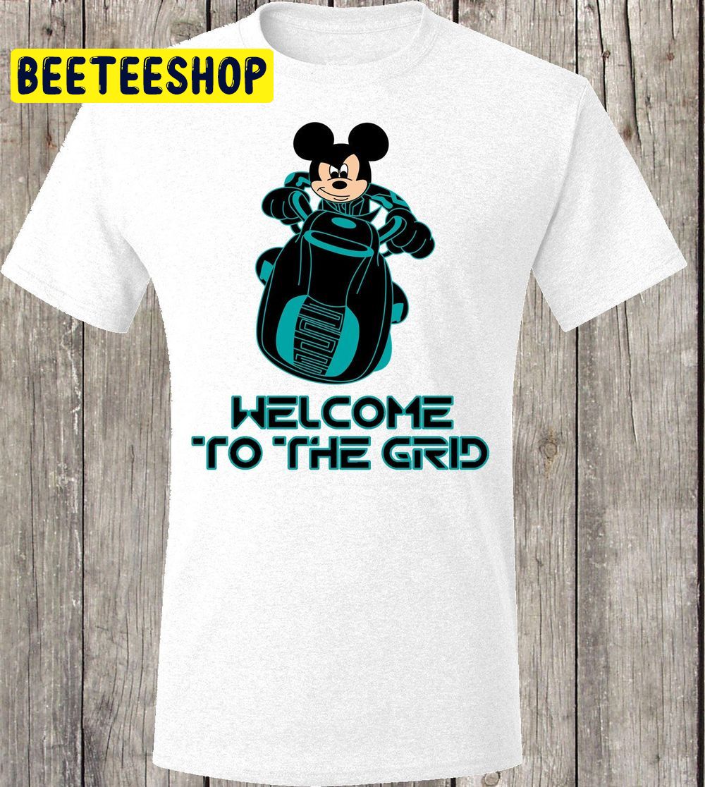 Helcome To The Grid Mickey Tron Trending Unisex Shirt