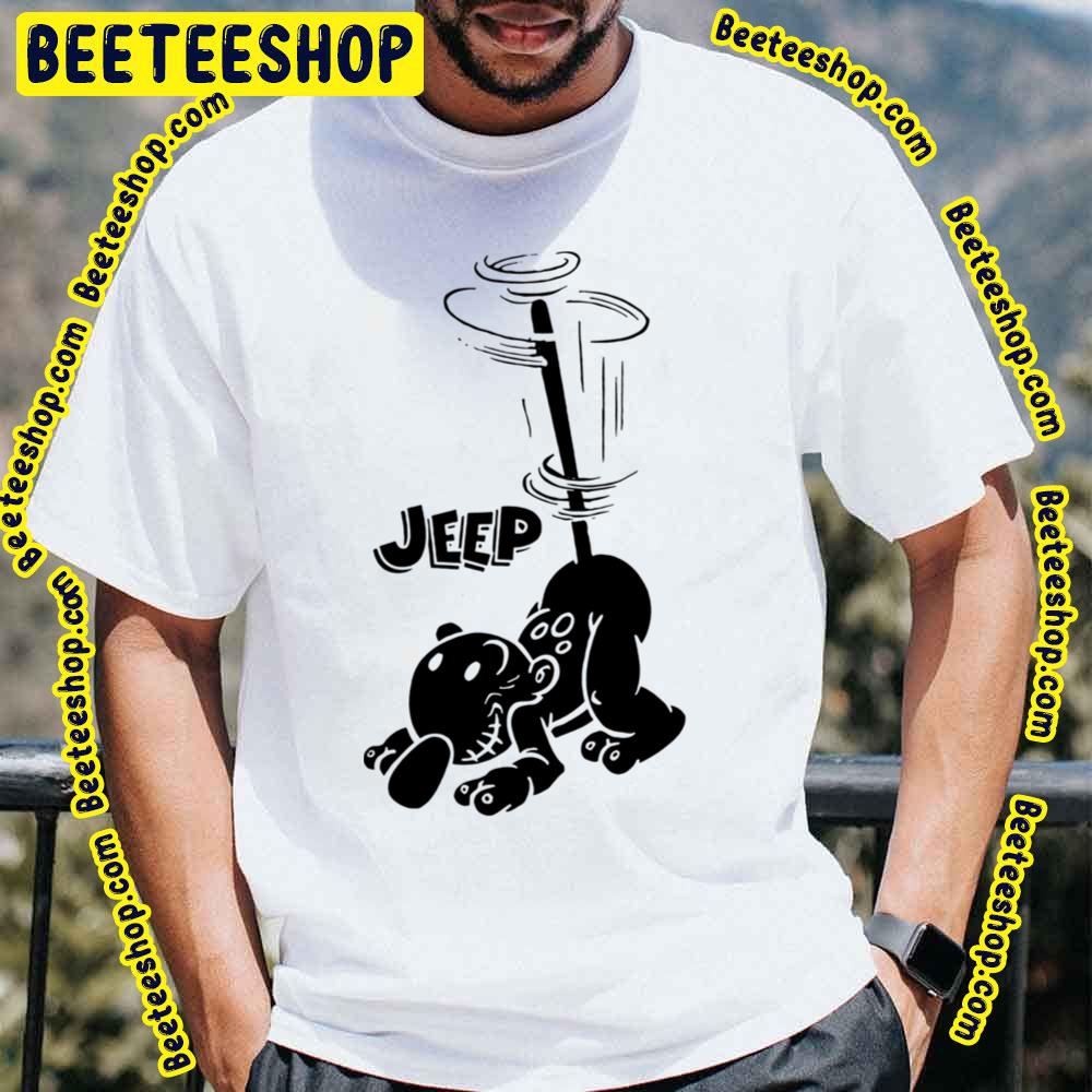 Jeep Stirring Up Popeye The Sailor Man Trending Unisex T-Shirt