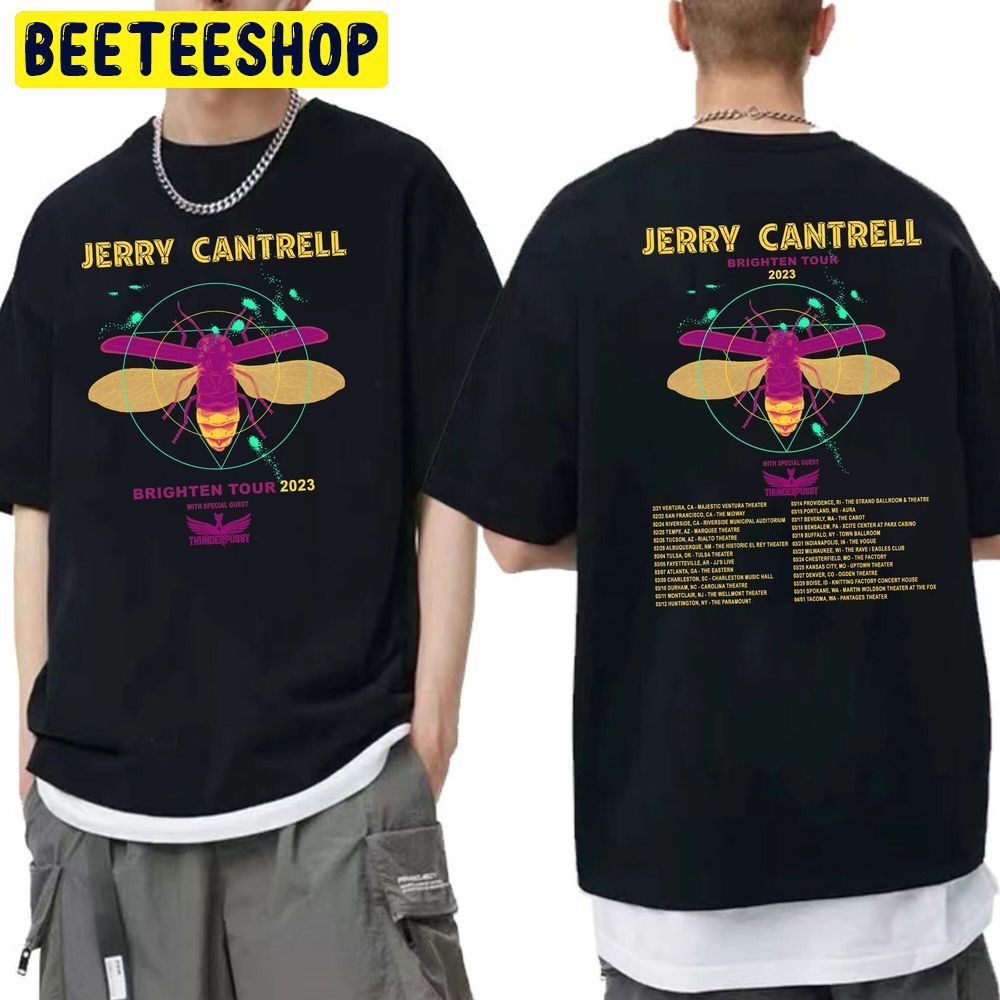 Jerry Cantrell Brighten Tour 2023 Double Side Trending Unisex T-Shirt