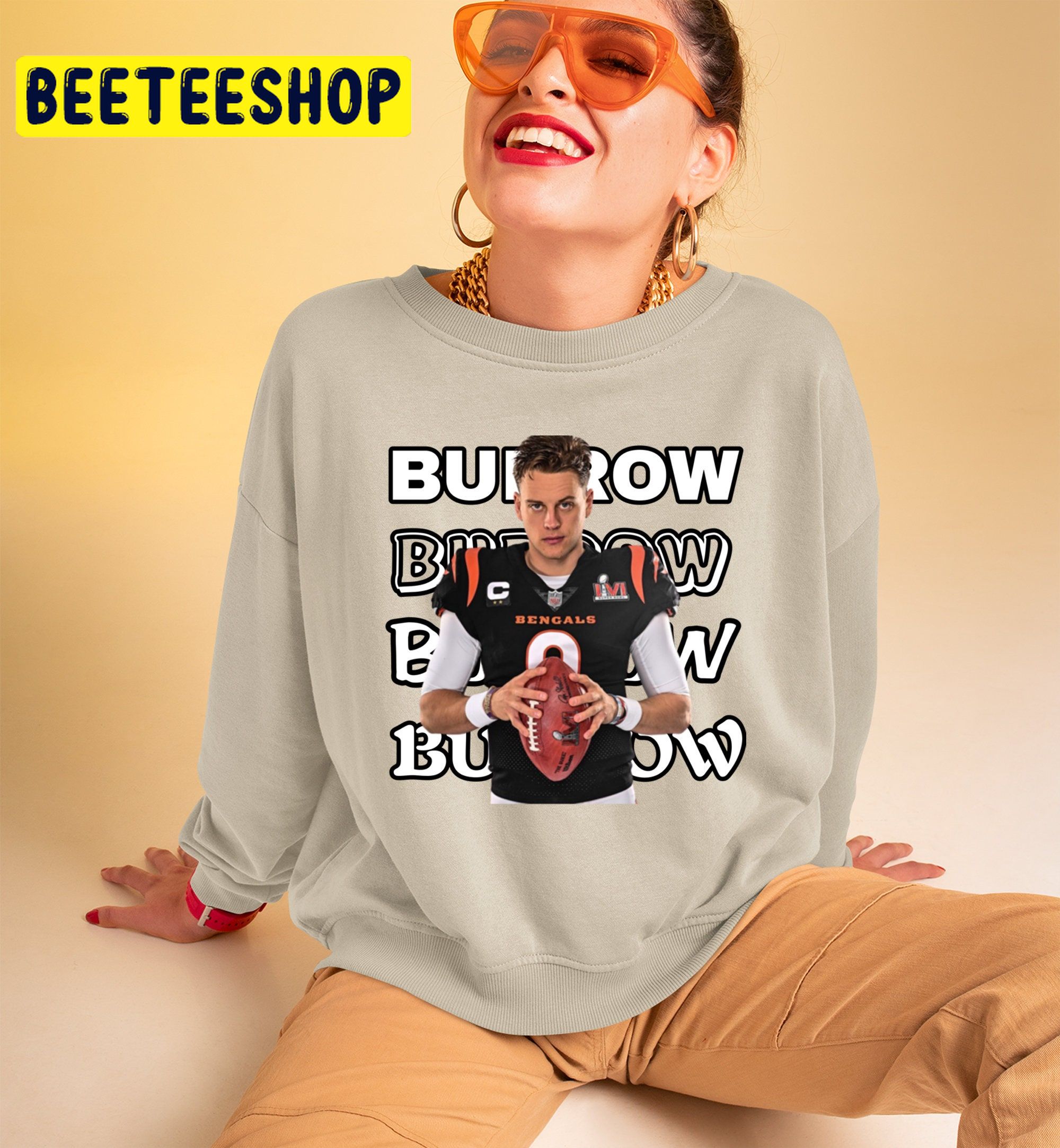 JOE BURROW T-shirt, Cincinnati Bengals 90s Vintage Bootleg Tee