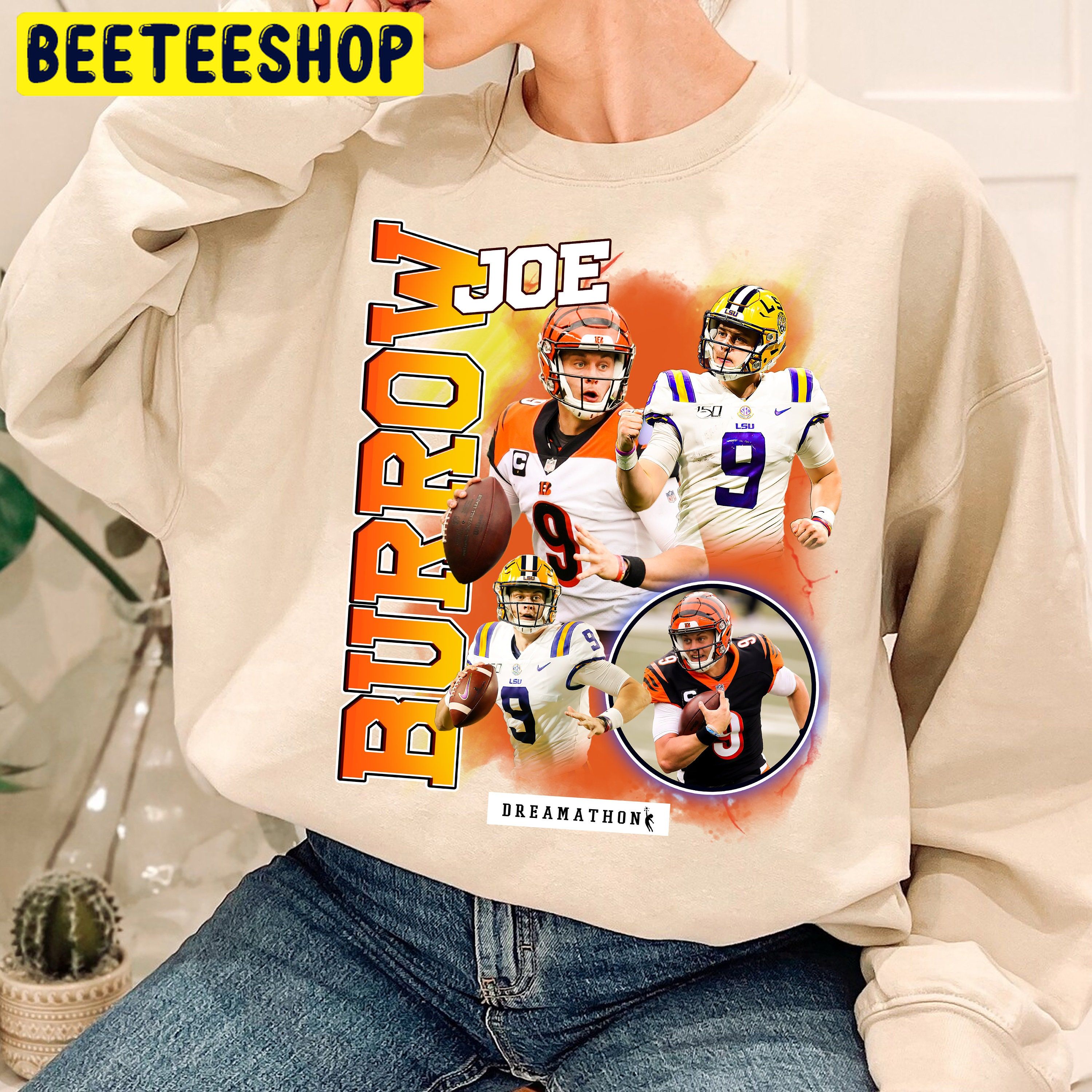 Joe Burrow Cincinnati Bengals 90s Vintage Bootleg Trending Unisex Shirt ...