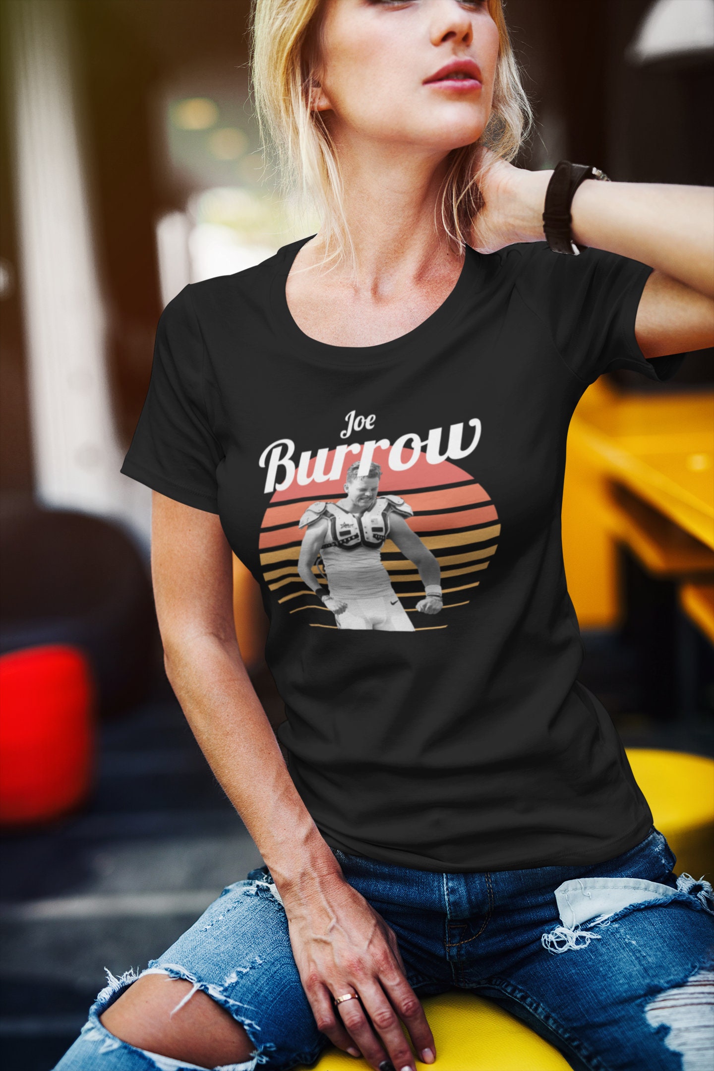 RETRO JOE BURROW Shirt Joe Burrow Vintage Shirt Joe Burrow 