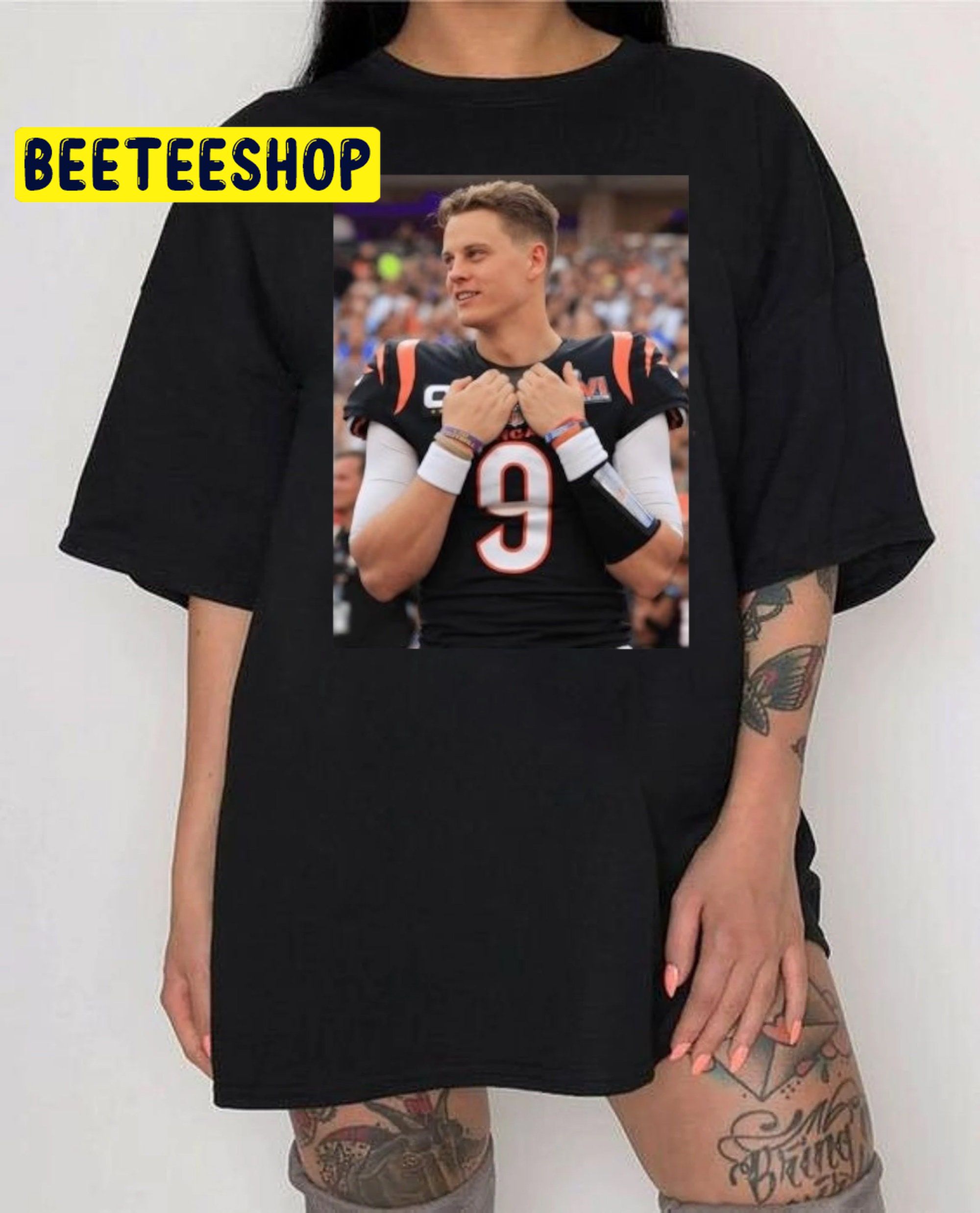 Joe Burrow Superbowl 56 Graphic Trending Unisex Shirt