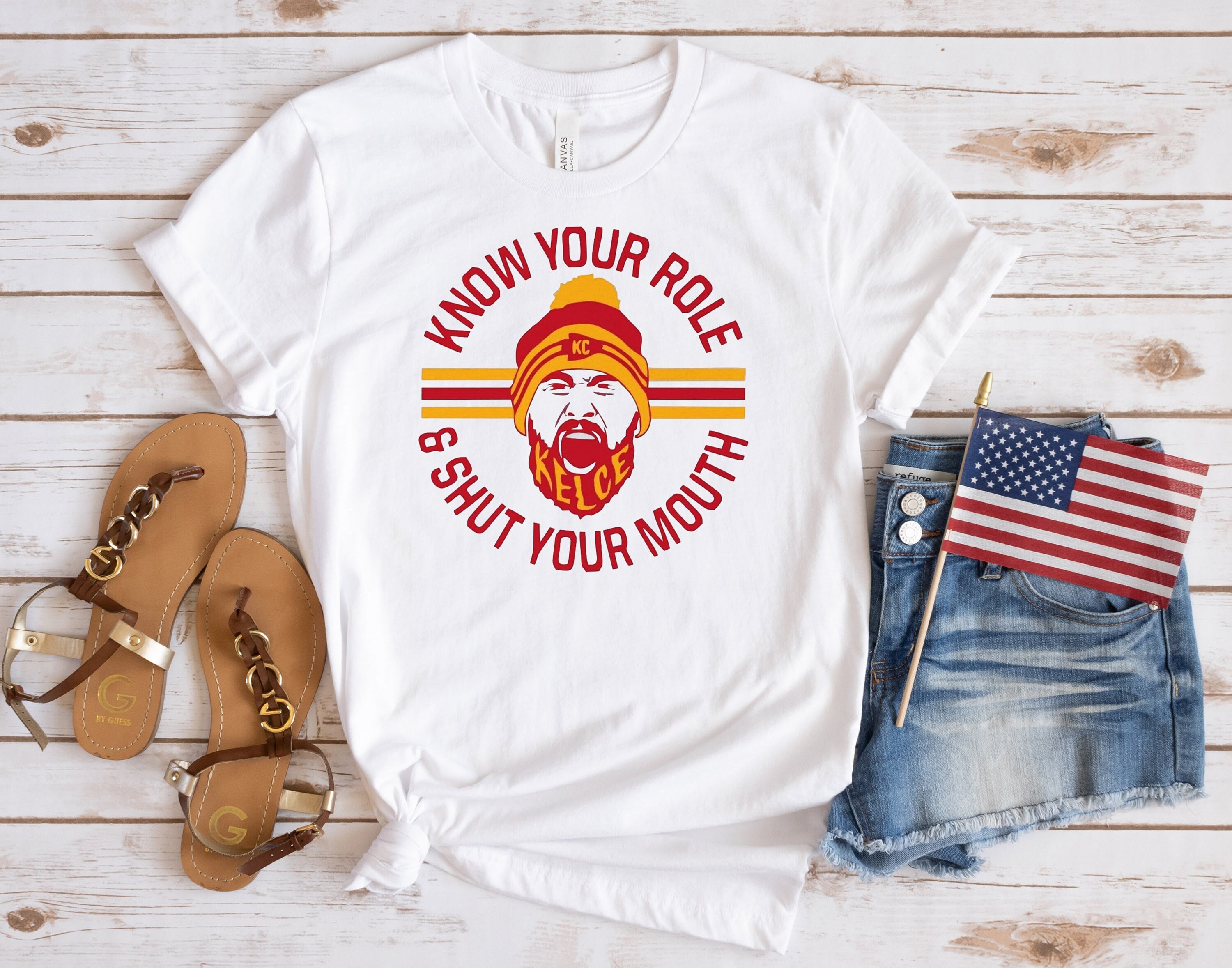 Kansas City Chiefs Know Your Roll And Shut Your Mouth Trending Unisex Shirt