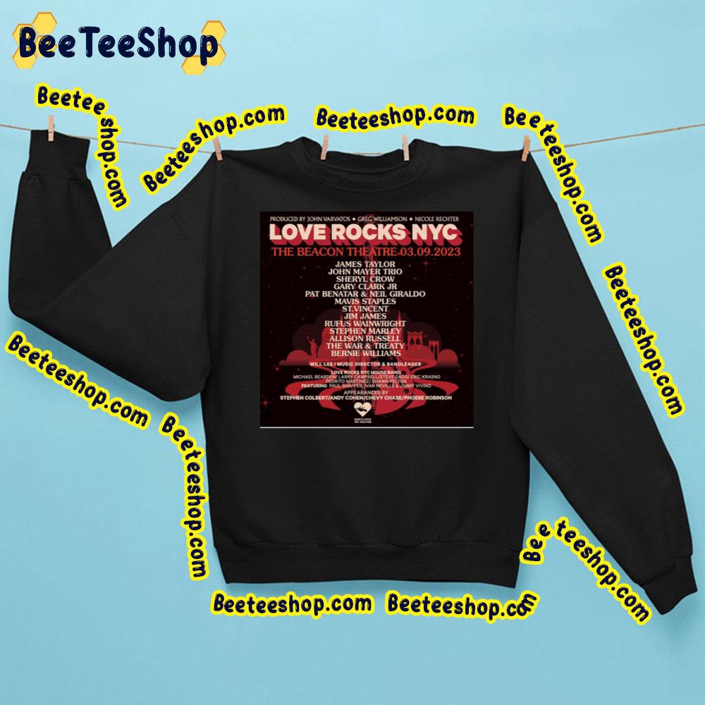 Love Rocks Nyc The Beacon Theatre 2023 Trending Unisex Sweatshirt