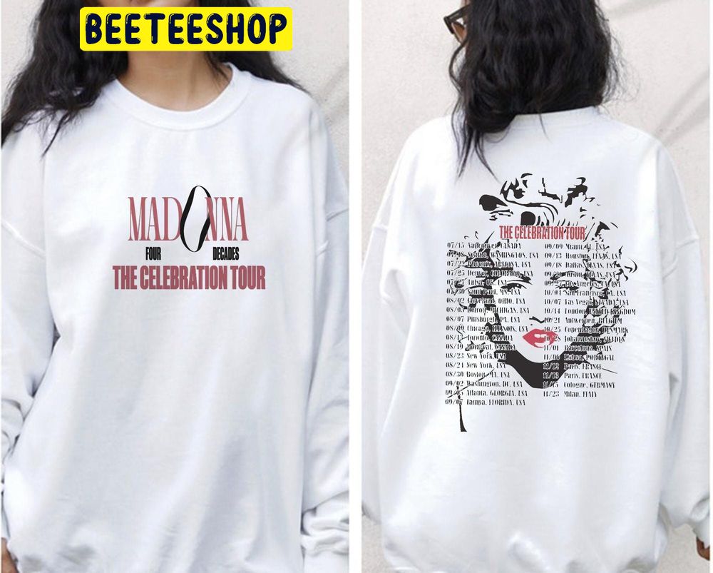 Madonna The Celebration Tour 2023 Double Side Trending Unisex Sweatshirt