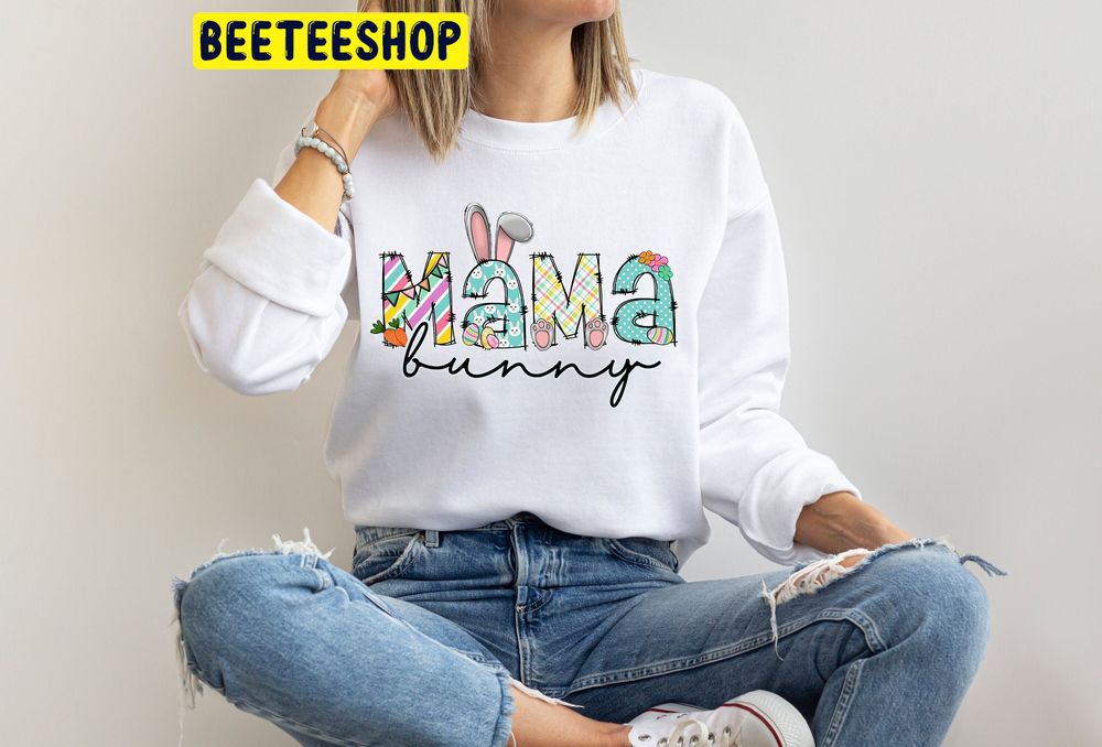 Mama Bunny Easter Trending Unisex Sweatshirt