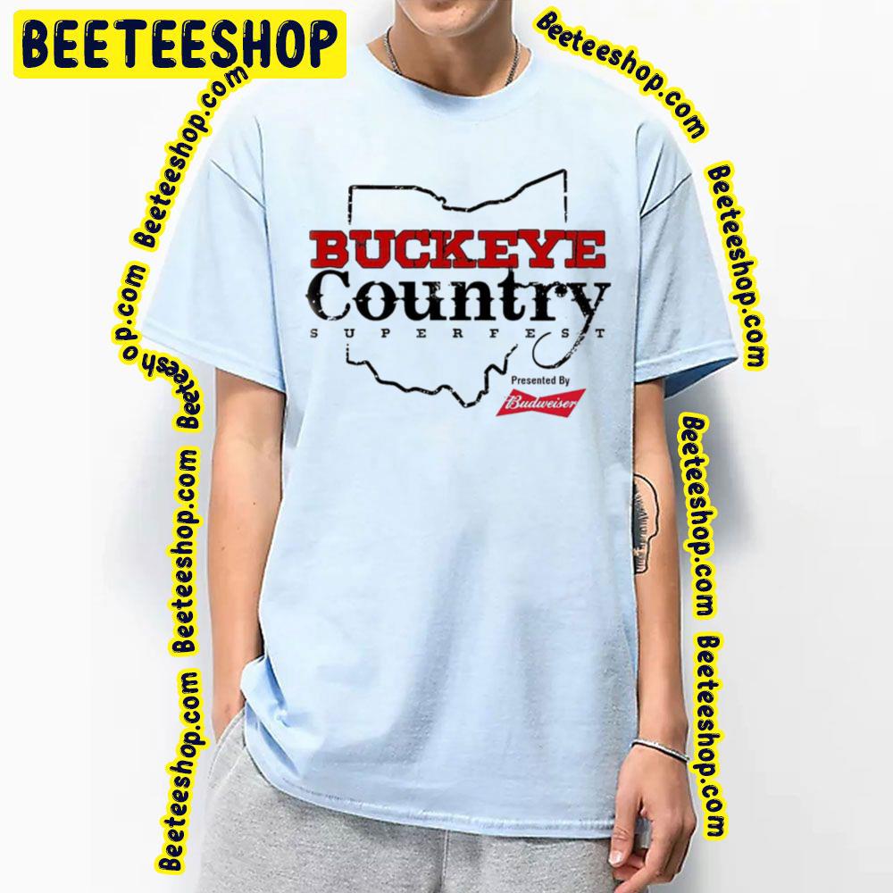 Map Buckeye Country Superfest Trending Unisex TShirt