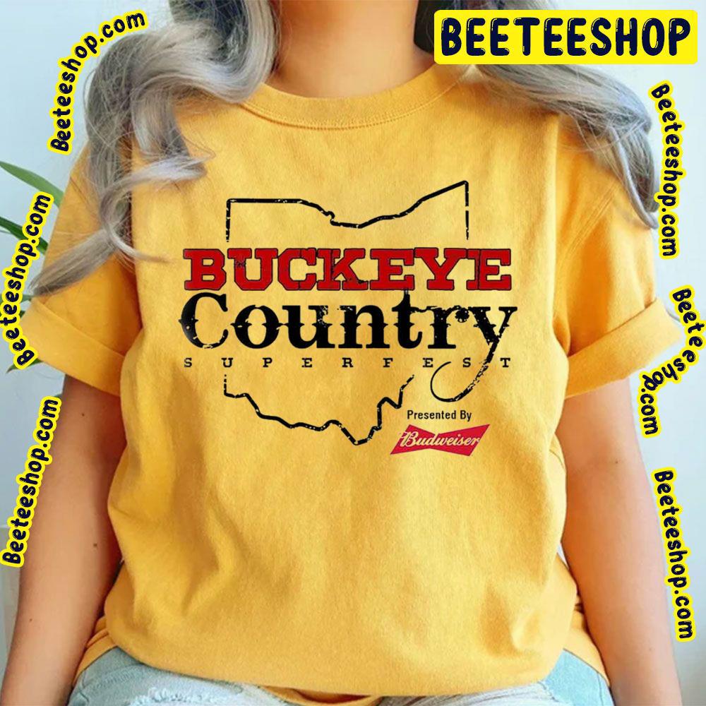 Map Buckeye Country Superfest Trending Unisex TShirt