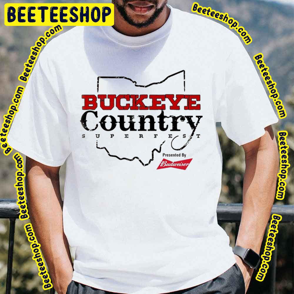 Map Buckeye Country Superfest Trending Unisex T-Shirt