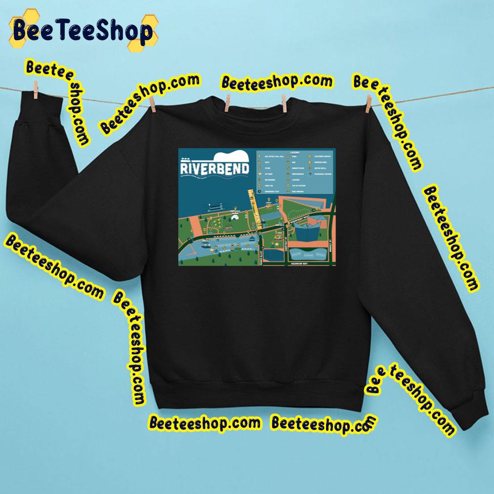 Map Riverbend Festival 2023 Trending Unisex Sweatshirt